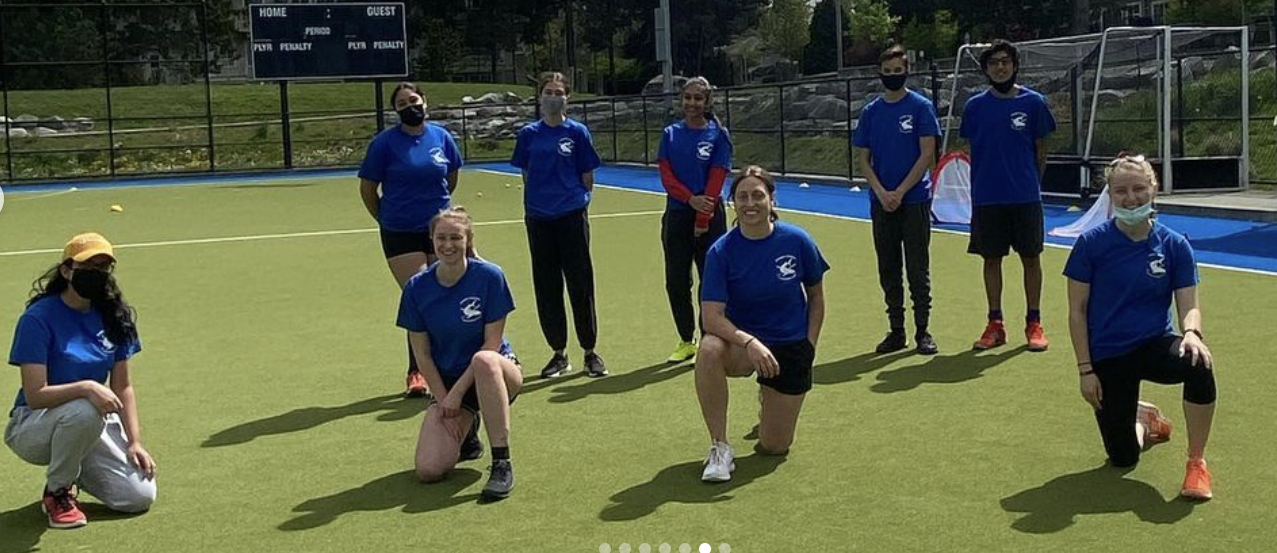 Our coaches looking good in their masks!